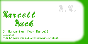 marcell muck business card